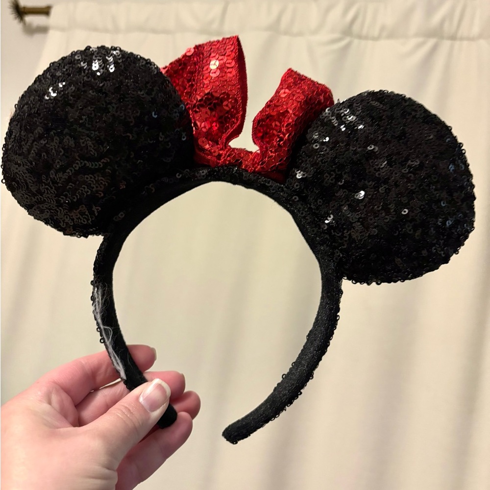 Sequin Minnie Disney Ears - Picture 2 of 2